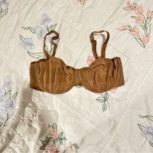 Cuup Balconette in Mesh Taupe